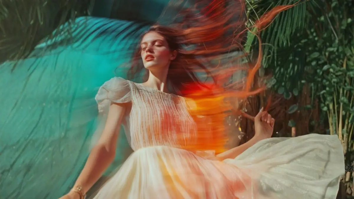 Postava ženy, kterou vygenerovala ai s halucinací